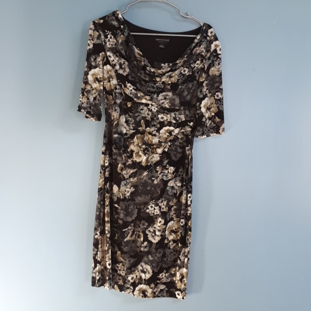 Connected Black and brown floral dress